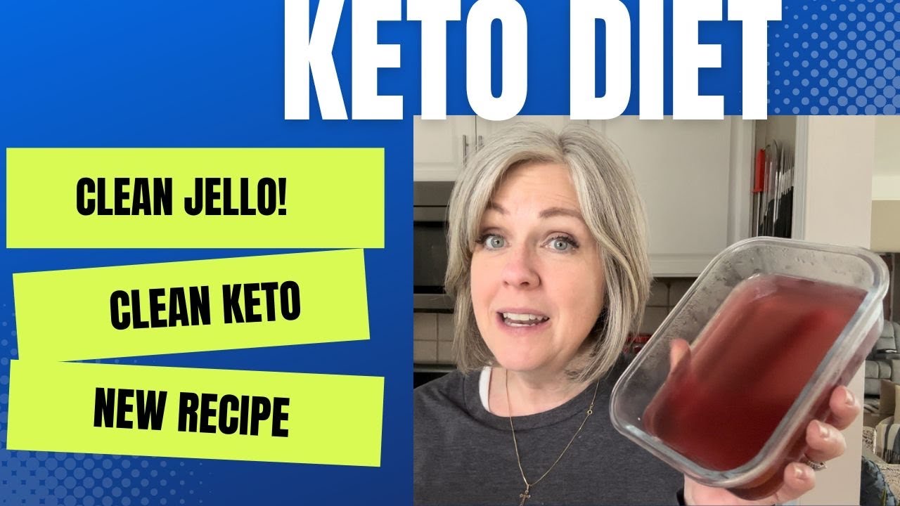 Clean Ingredient Jello, Sugar Free, Keto Approved Low Carb, Weight Loss