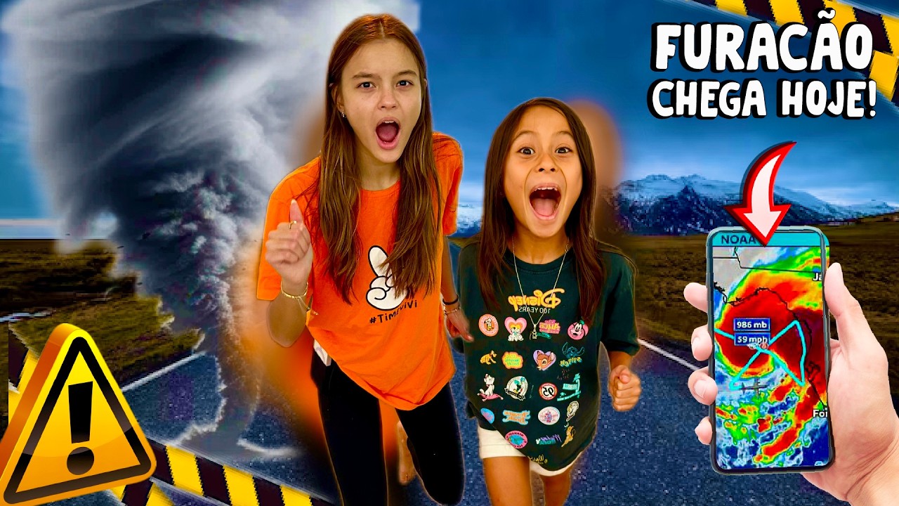 FURACÃO ESTA CHEGANDO HOJE AQUI NA FLORIDA! Estamos Nos Preparando! 🌪️