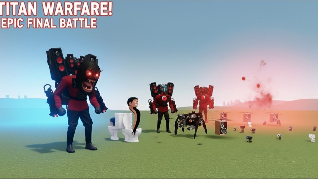 💥 TITAN WARFARE! 💥 Epic Final Battle: Titans vs Skibidi Toilets! (GMod)