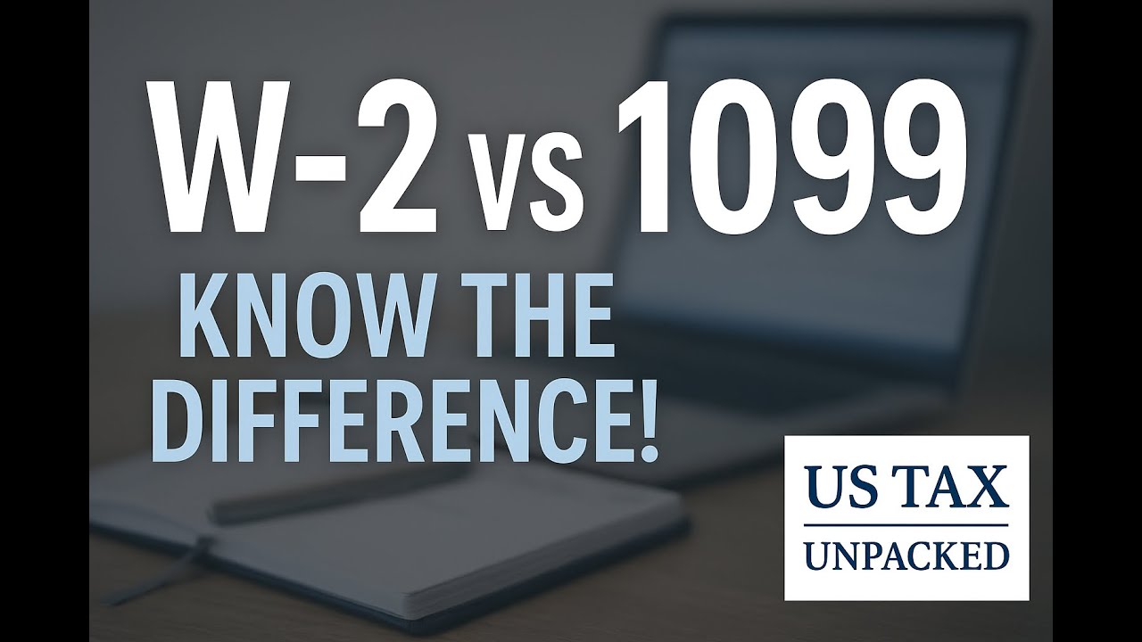 W-2 vs 1099 &ndash; Key Differences Explained for US Taxes