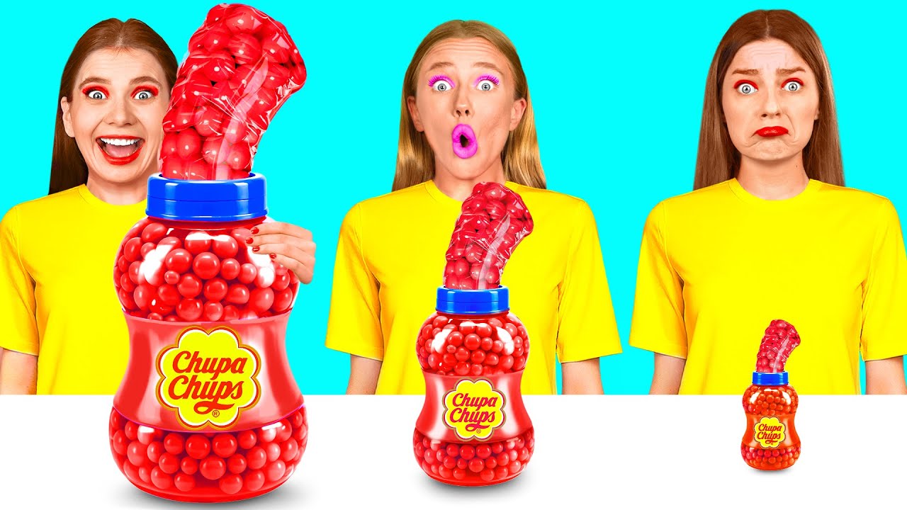 Большая, Средняя или Маленькая Тарелка Челлендж | Вкусные Кухонные Лайфхаки от Crazy DO