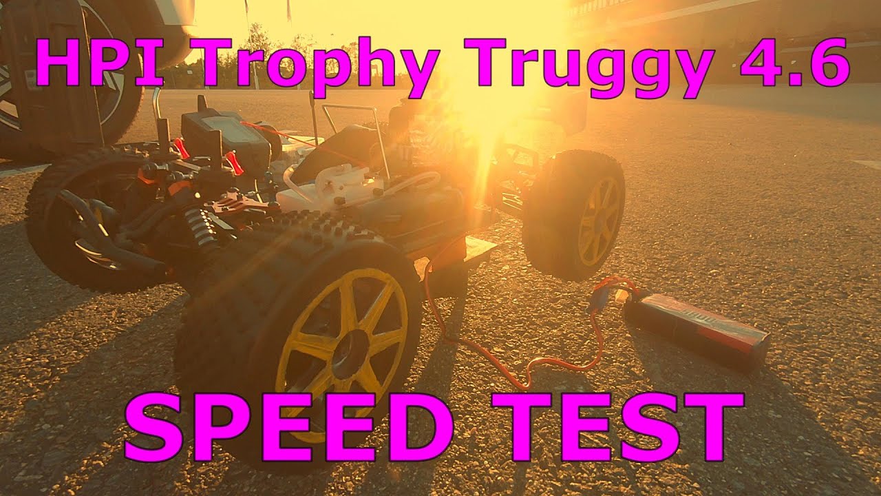 HPI Trophy Truggy 4.6 (.28) -  Speed Test