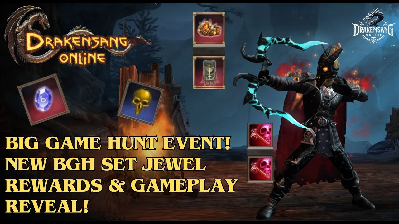 Drakensang Online &ndash; Big Game Hunt Event! New BGH Set Jewel, Rewards & Gameplay Reveal! (DSO)