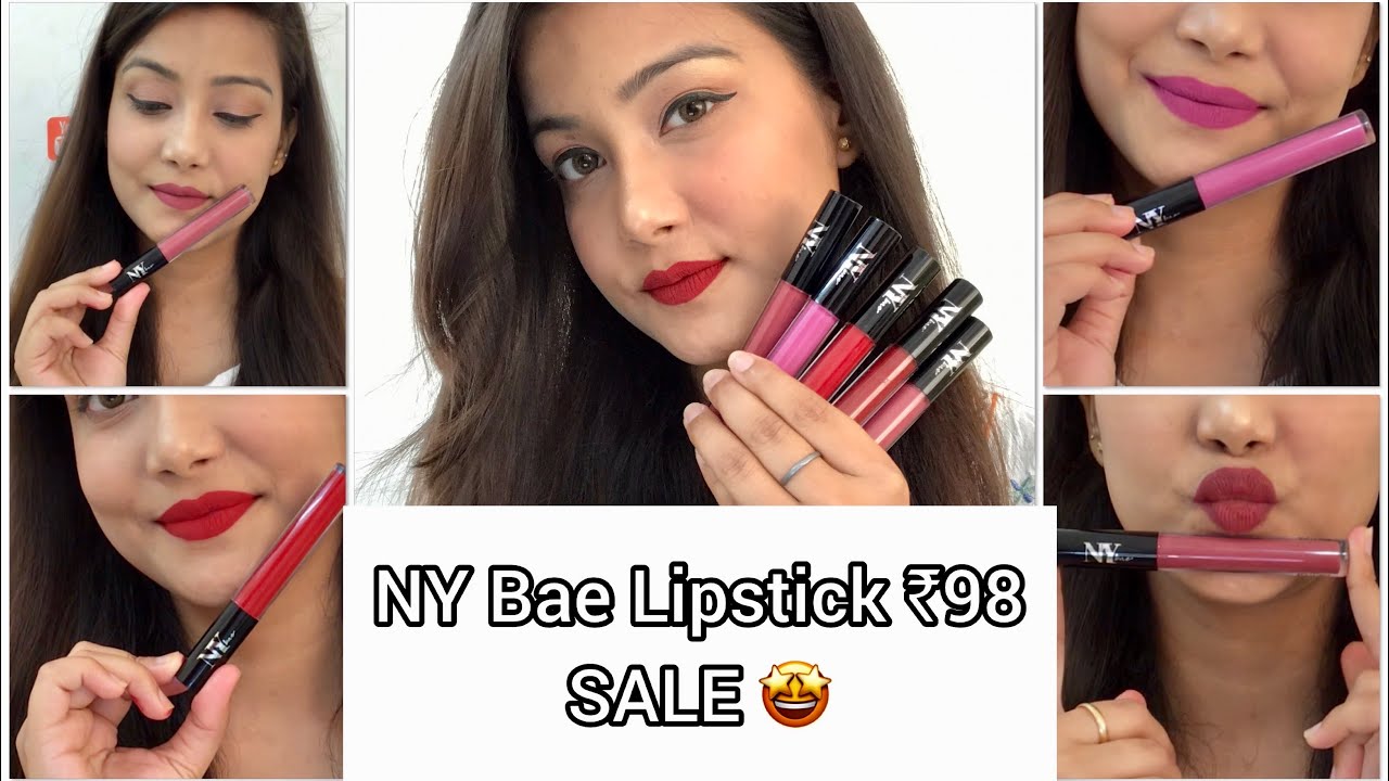 NY Bae Liquid Lipsticks ₹98 Only 🤩 | Purplle.com SALE is ON | Cherry’s World |