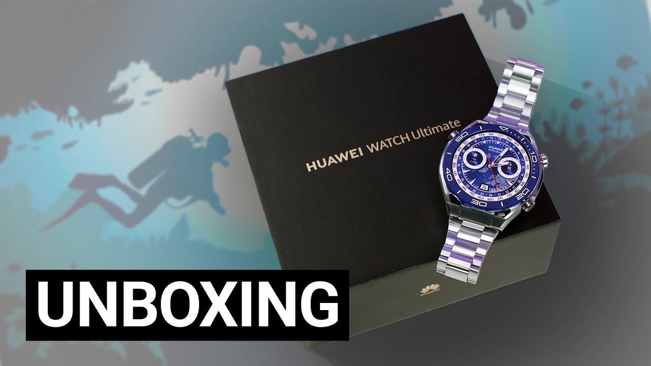 První pohled na Huawei Watch Ultimate a unboxing