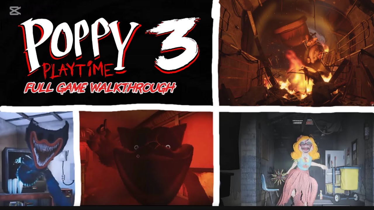 Poppy Playtime Chapter 3 PC Full Game Walkthrough (No Death)