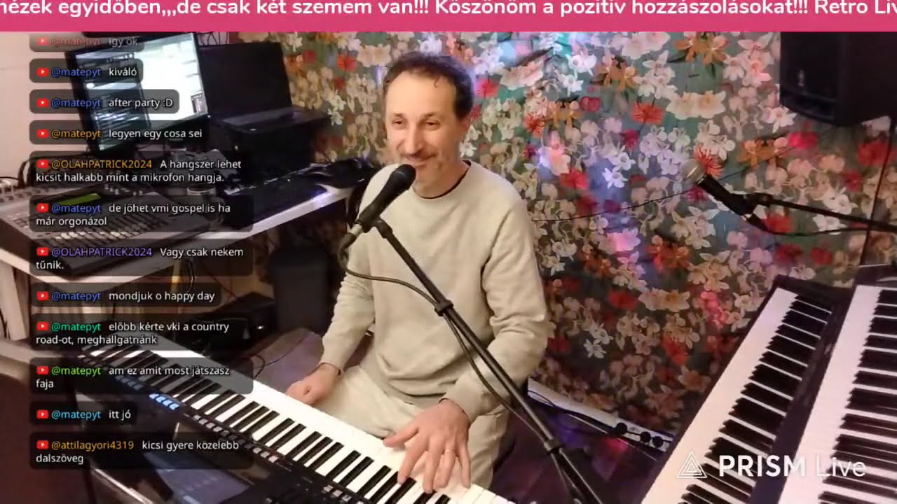 Retro élőzene Péter László-val 2026 Feb 8 / 2-dik rész