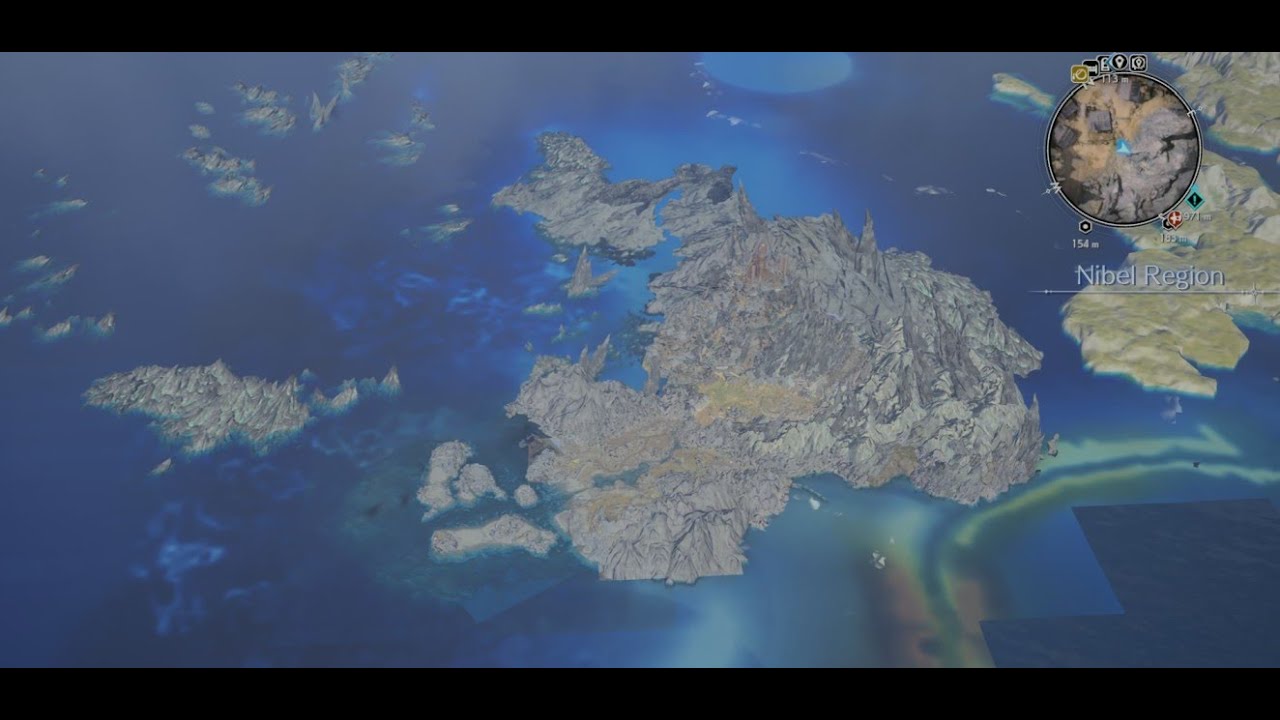 FINAL FANTASY VII REBIRTH  - Out of bounds camera exploration: Nibel region.