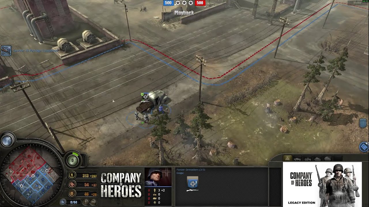 Company of Heroes 1 Taf vs. BoQsc | [ENG] Game Analysis Commentary by TerrorRunIntoMySkills