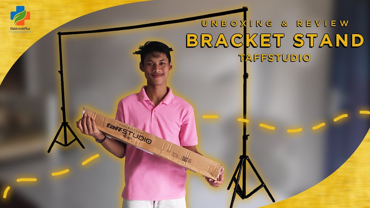 Bikin Studio Foto Dirumah?!? Unboxing & Review TaffStudio Bracket Stand BS-300 Backdrop 3 Meter