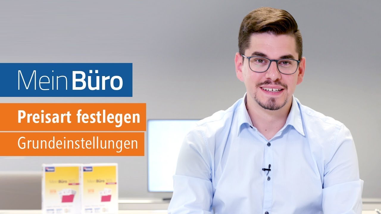 Preisart festlegen - WISO MeinBüro Desktop - Grundeinstellungen