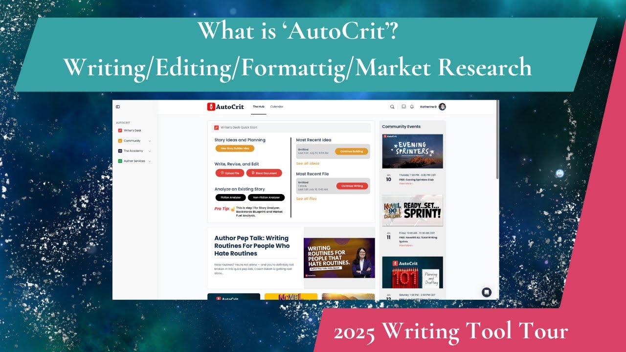 What Is AutoCrit? A Tour Of One Of My Favorite Writing, Editing, Formatting, & Market Research Tools