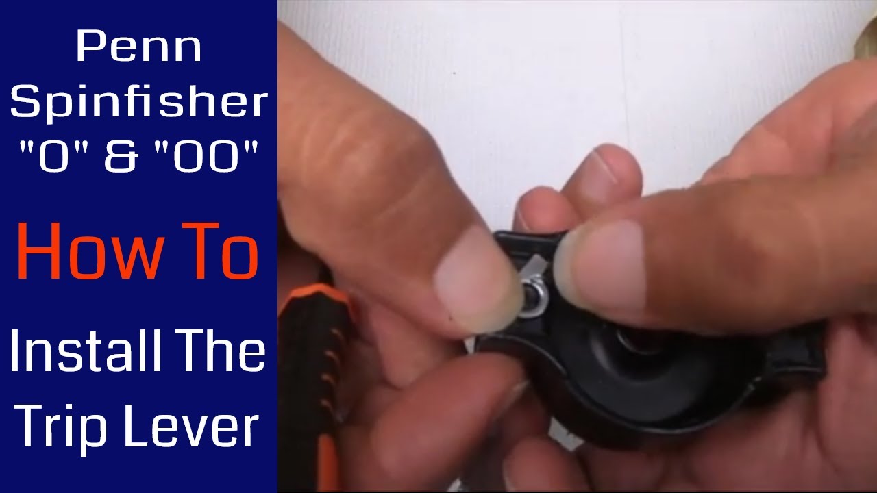 How to install the bail trip lever on a Penn fishing reel: Fishing Reel Repair