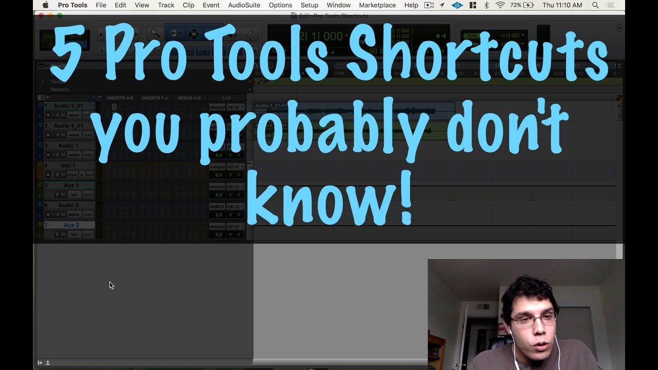 5 Pro Tools Shortcuts you probably don't know! @MattMontanez