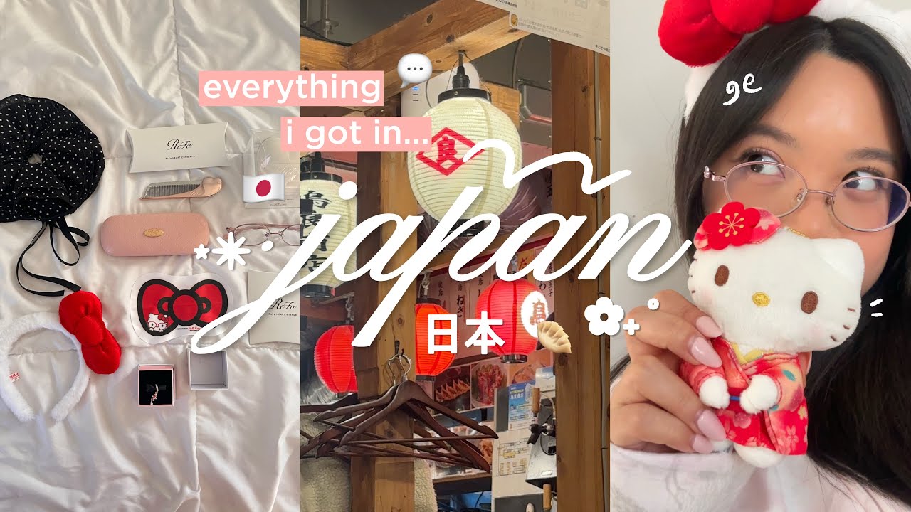 *Покупки в Японии* ✧ 🐈🇯🇵&nbsp;Всё, что я купила в Токио!! (включая Sanrio, Refa, безделушки и т.д.) 🥟