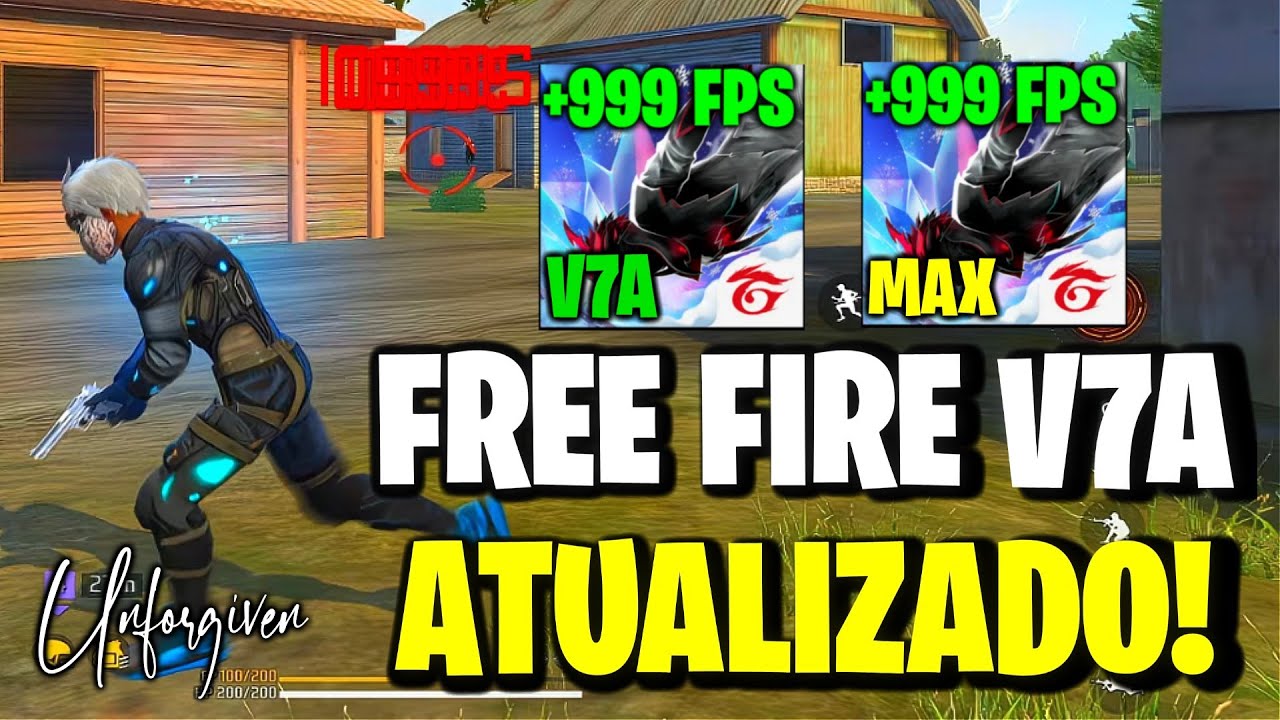 FREE FIRE E FREE FIRE MAX V7A ATUALIZADO LITE OTIMIZADO 64 BITS 32 BITS NO ANDROID E PC, LINK DIRETO