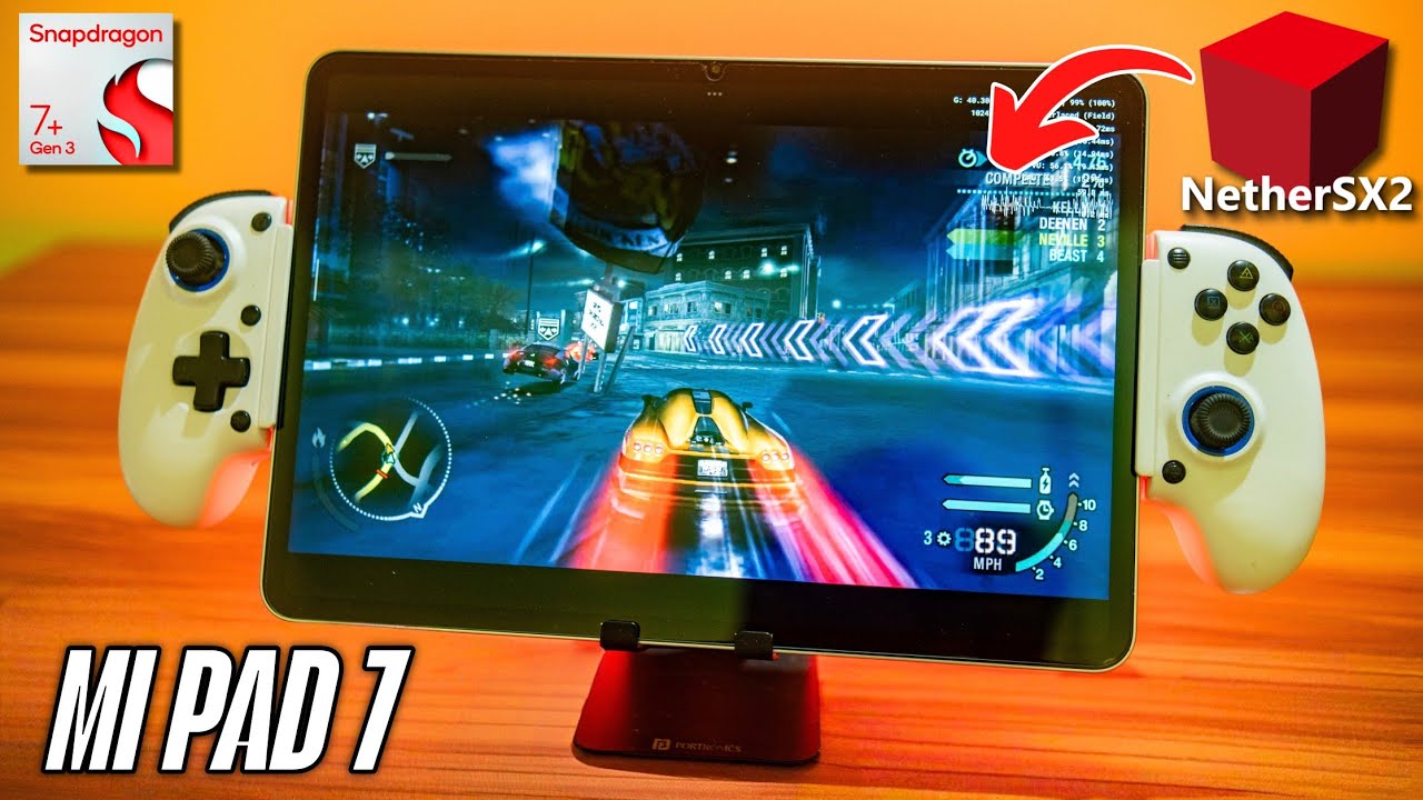 Xiaomi Pad 7 PS2 Emulation Test -  Snapdragon 7 Plus Gen 3 | NetherSX2 🎮