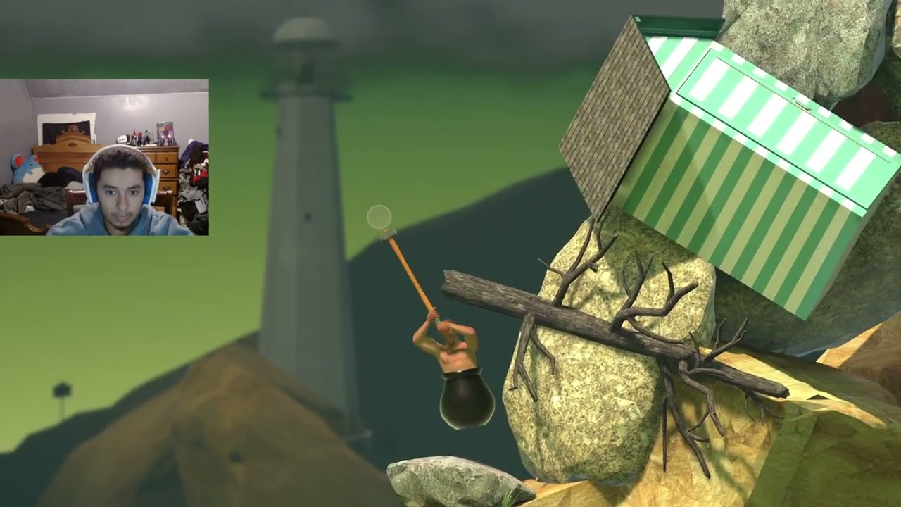 I played getting over it for the first time (RAGING WARNING)