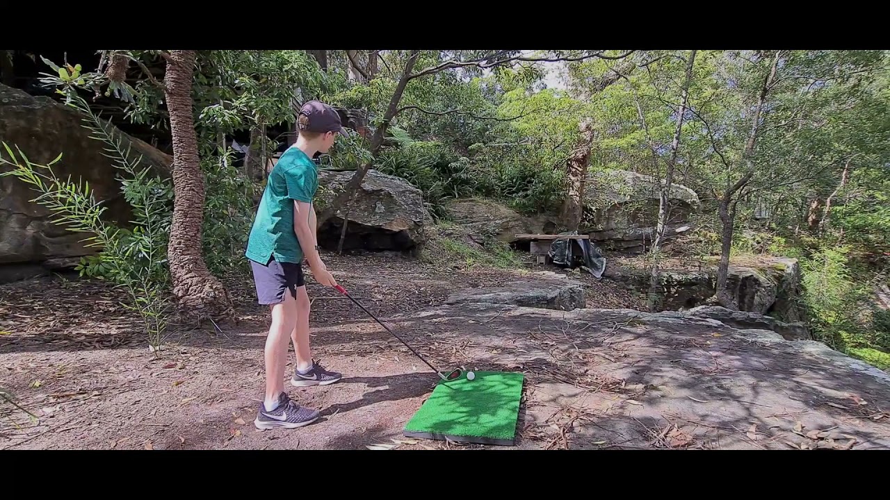 William's Backyard Golf with Pin Slammer