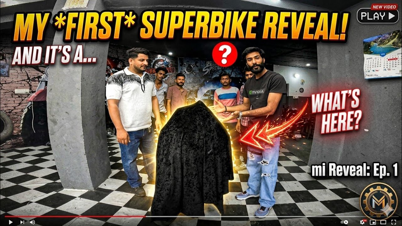 I REVEAL MY FIRST SUPERBIKE 😍||@aalyanvlogs1299 