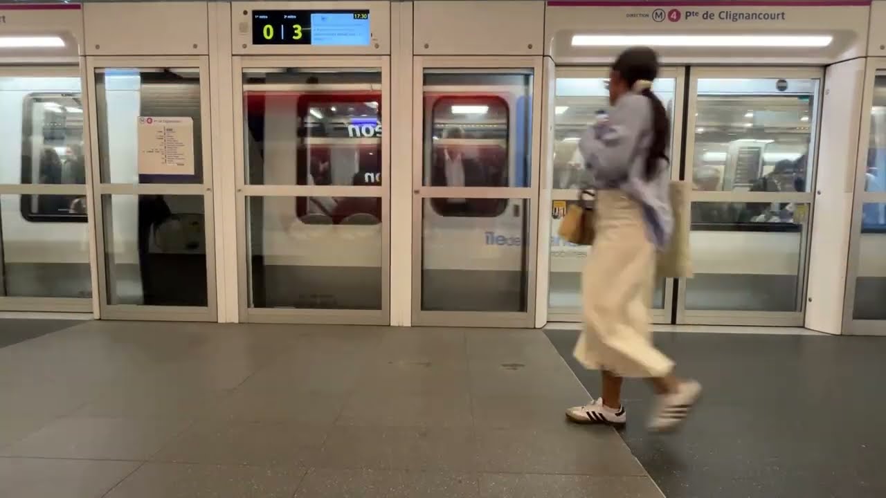 [Timelapse] Ligne 4 - Odéon - MP89 + MP05 + MP14