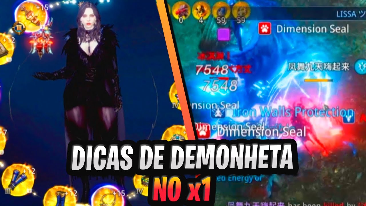 FELIPE D&Aacute; DICAS DE COMO SE COMPORTAR NO x1 DE DEMONHETA | CORTES MIR4
