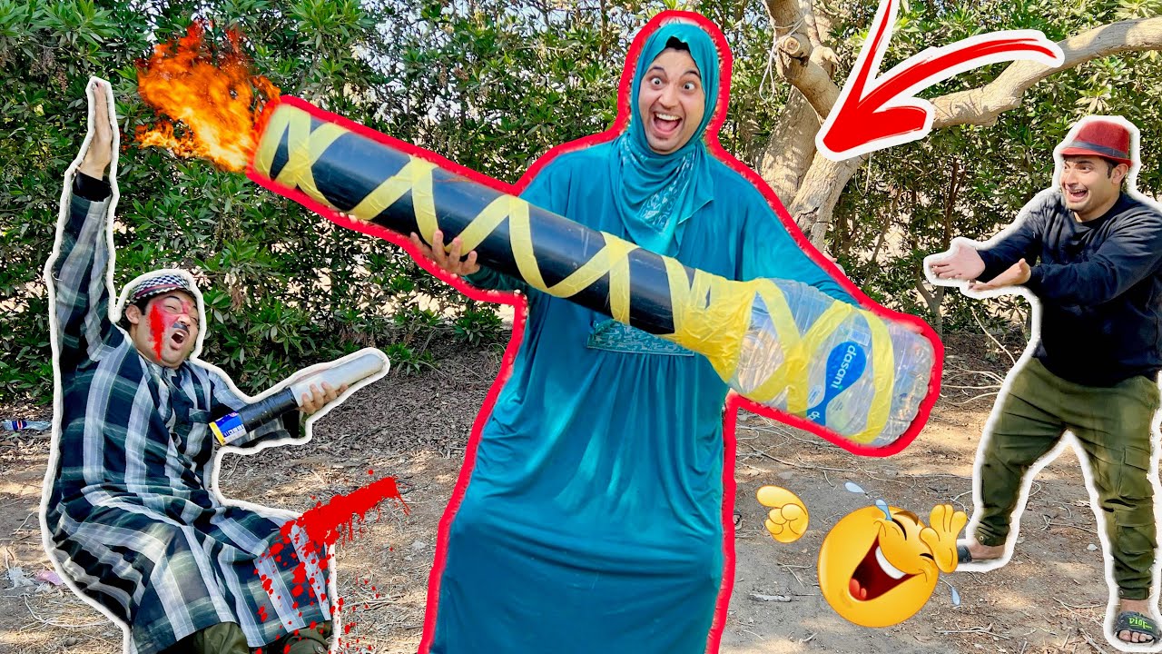 ام كشري عملت اكبر مدفع في رمضان ( ام كشري ضربت جوزها بمدفع رمضان ) 😂 عمر الزير