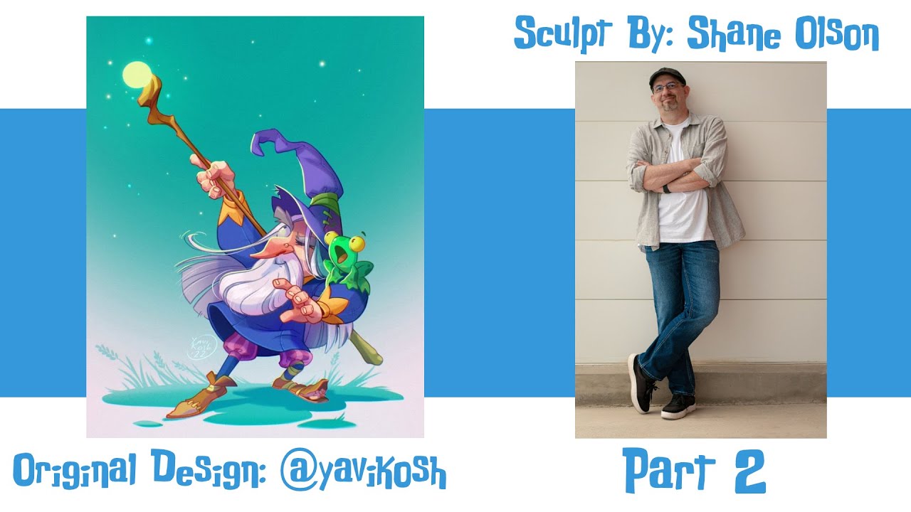 Let's sculpt this Wizard by @yovikosh in ZBrush Part 2