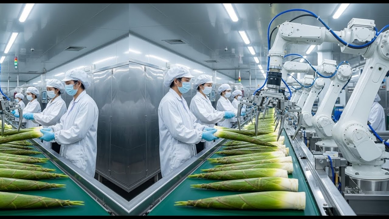 inside a high tech bamboo shoot factory the future of food processing