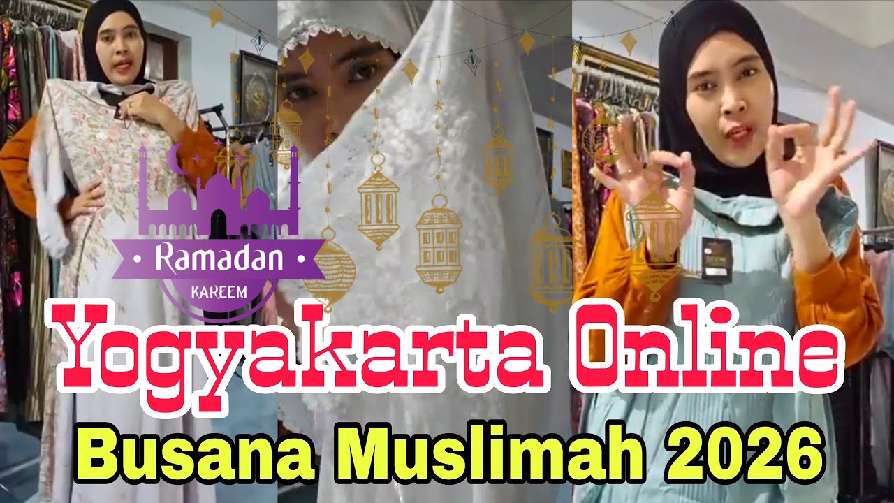 👑 Jual Gamis Premium & Mukena Cantik | Look Mewah untuk Hari Raya