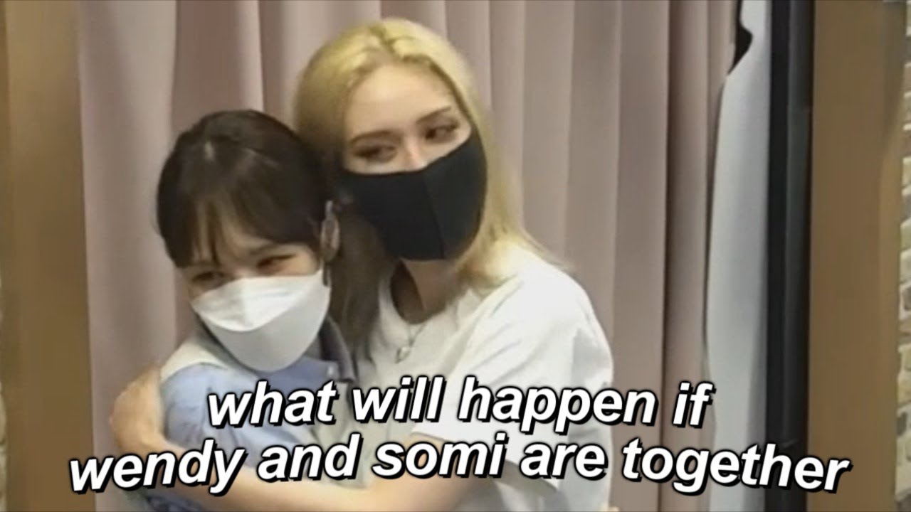 when wendy and somi are talking in english