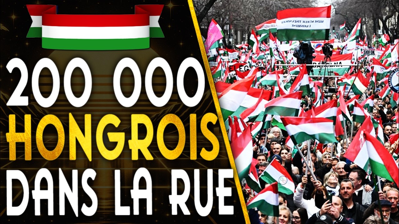 🇭🇺HONGRIE - 200 000 PERSONNES R&Eacute;UNIES DANS LES RUES