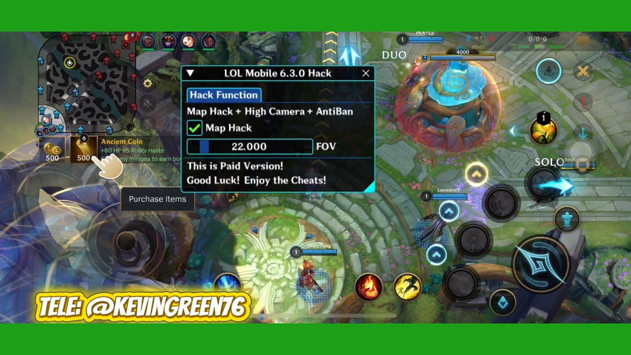 Wild Rift Mod Menu and Map Hack latest version 6.3 - All Skill You Need To Know 