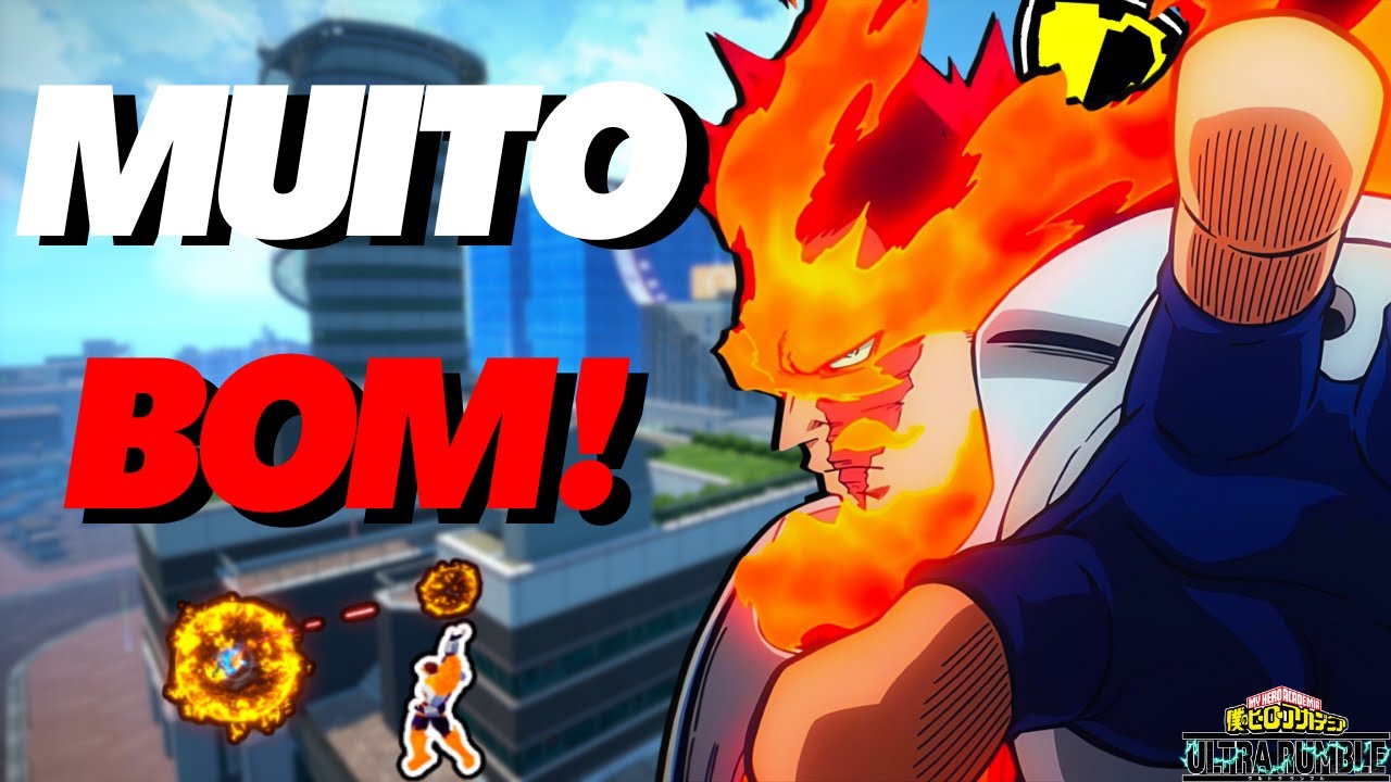 EU JOGUEI COM O NOVO ENDEAVOR ASSAULT E ELE É UM MONSTRO! 🔥 - My Hero Ultra Rumble