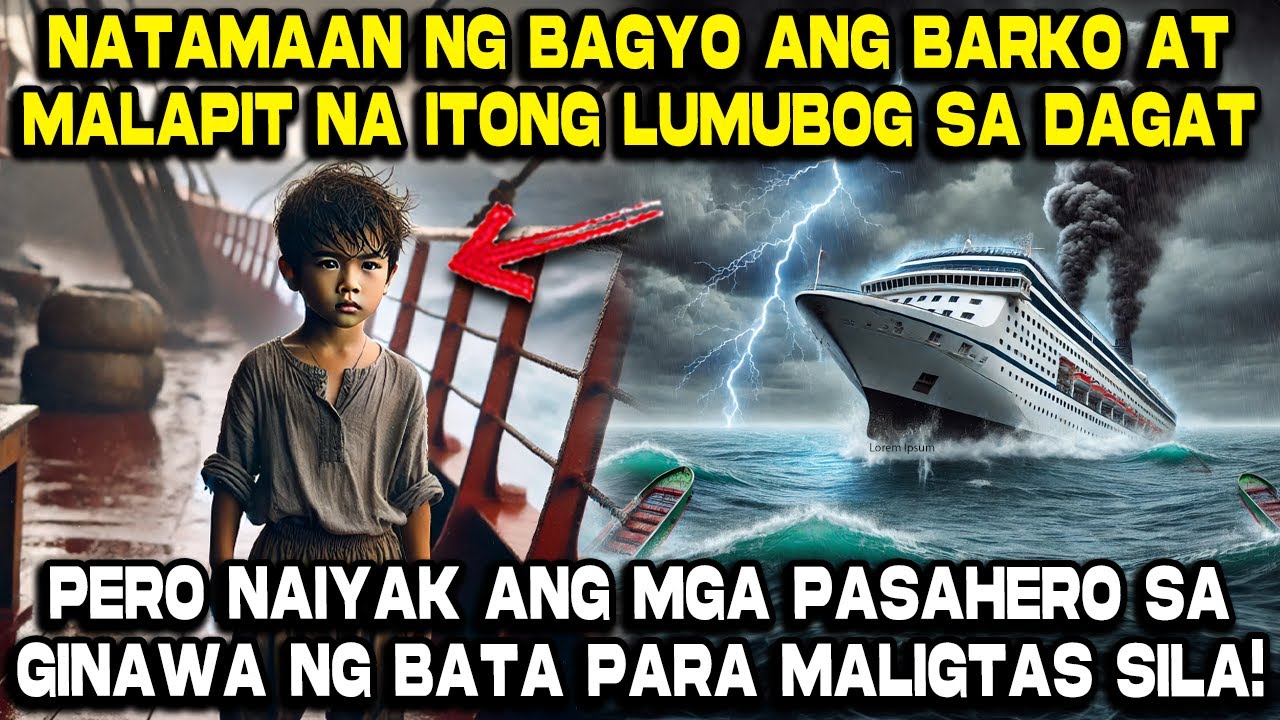 Tinamaan ng Bagyo ang Barko at Malapit na itong Lumubog, Hanggang sa...