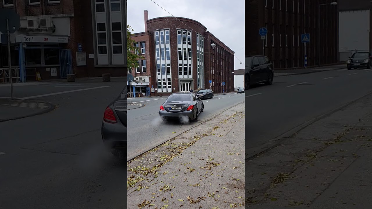 Mercedes W205 C43 AMG with amg performance exhaust