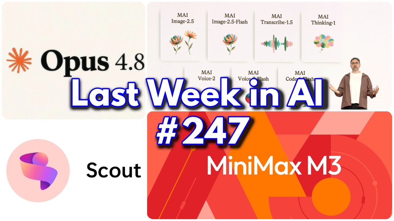 Итоги недели в сфере ИИ №247 &mdash; Opus 4.8, MAI, IPO Anthropic, Minimax-M3