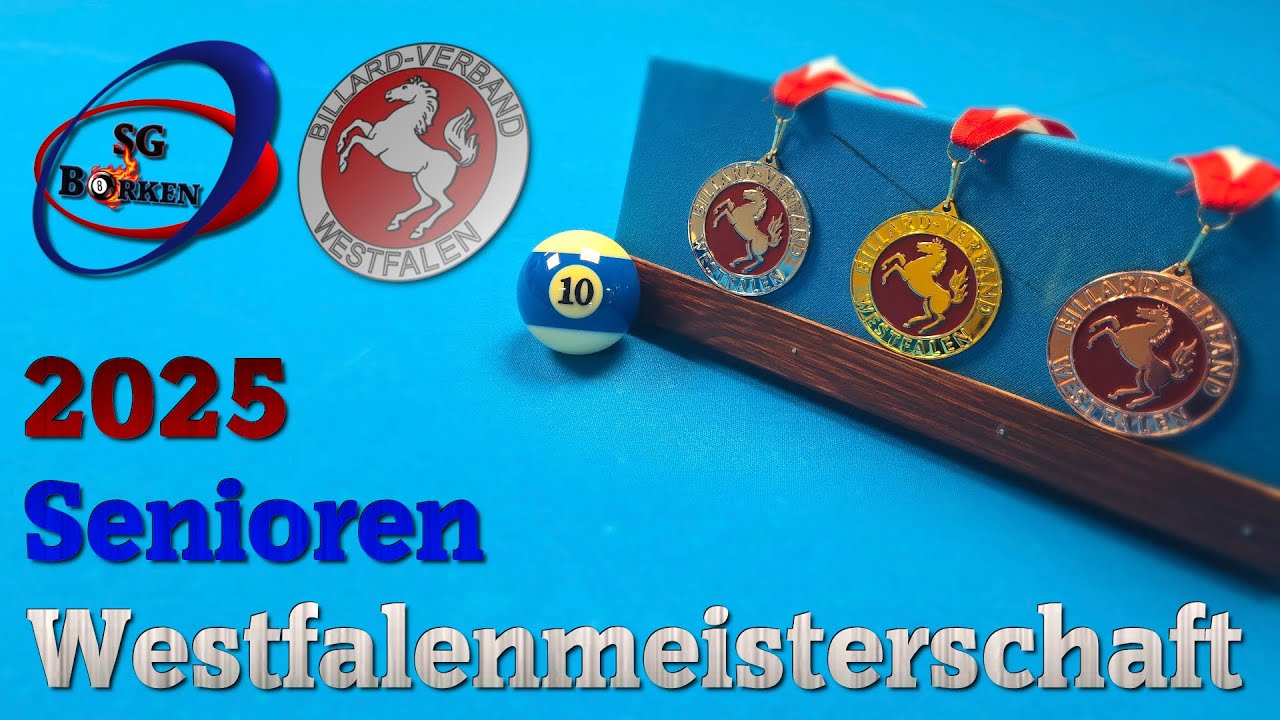 [Tisch 7] 🥇🥈🥉 Westfalenmeisterschaft 2025🔸10-Ball🔸Senioren
