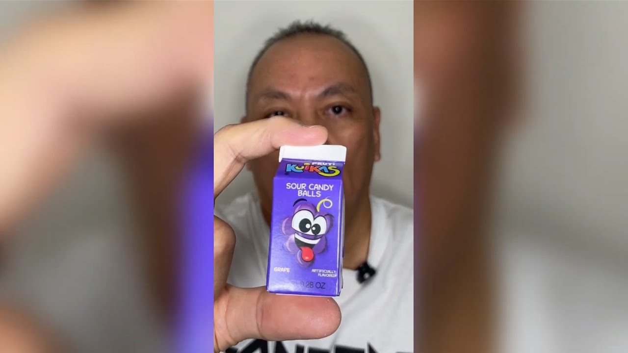 👂ASMR FRUTI KUIKAS SOUR CANDY BALLS (SPANISH) GRAPE FLAVOR EATING SOUNDS👂ORIGINAL LENGTH👂
