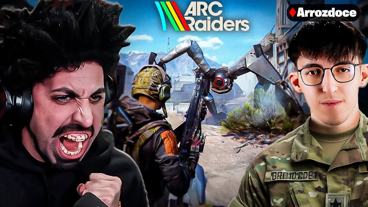 Chamei um PRO de CS para jogar ARC Raiders… c/ Arrozdoce