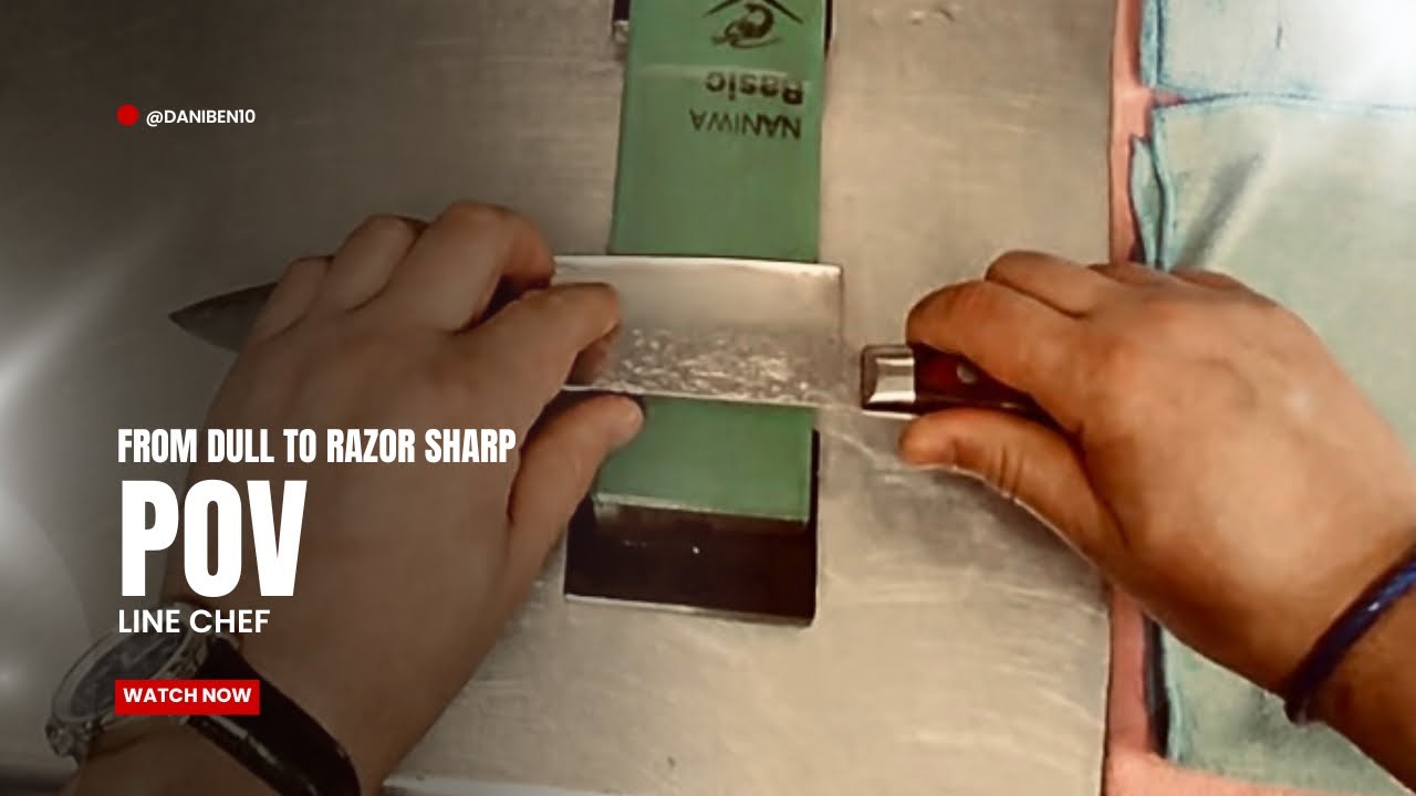 POV: Japanese Knife Sharpening | Line Chef Skills