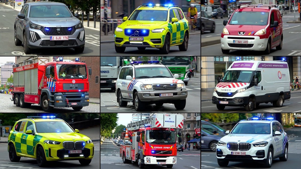 [Dag Compilatie] Veel Hulpdiensten met spoed in Brussel - Services d'urgence à Bruxelles! [#13]