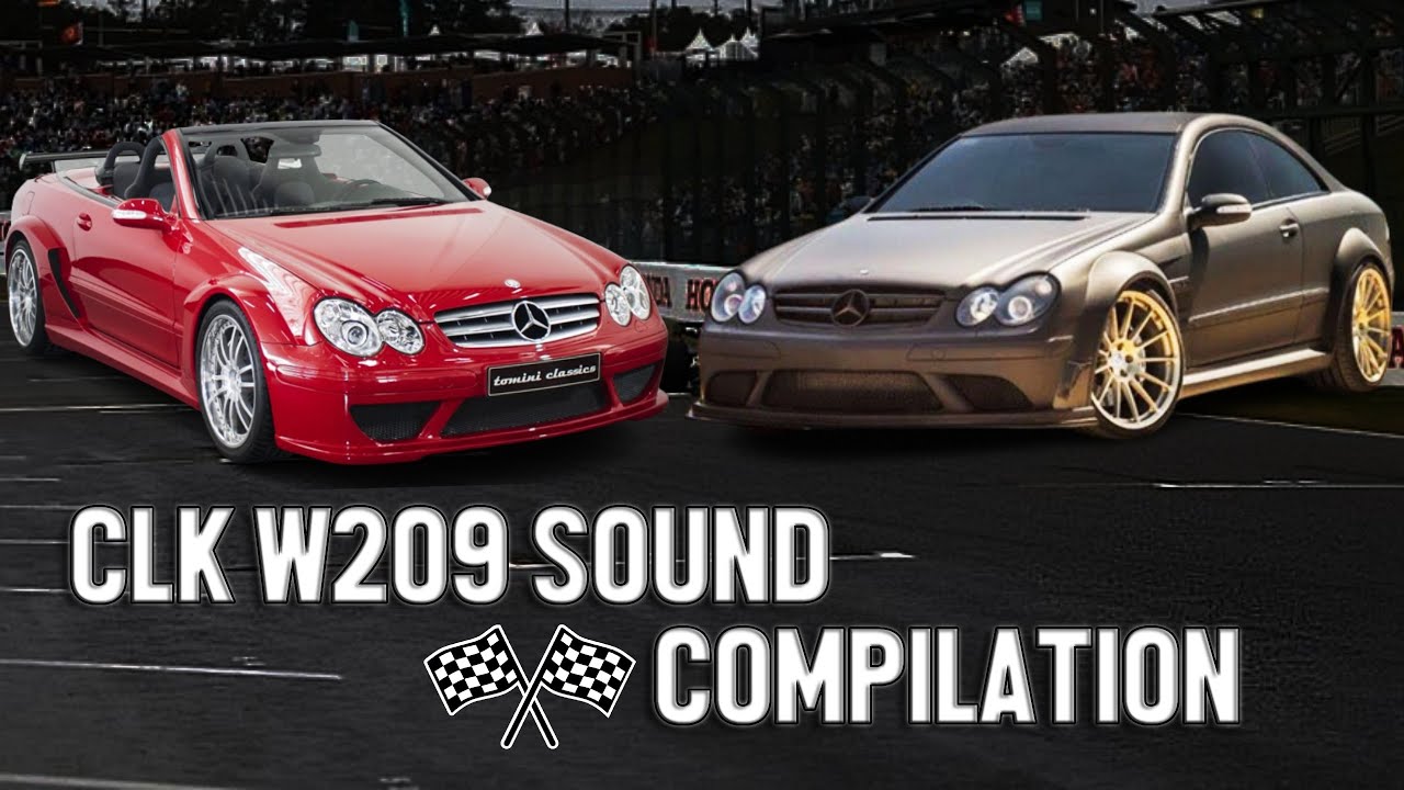 BEST OF Mercedes CLK W209 All Petrol Engines Exhaust Sound Compilation