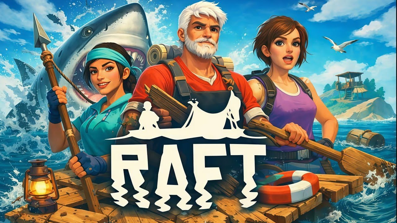 ВЫЖИВАНИЕ НА ХАРДКОРЕ ➤ RAFT Полное Прохождение в кооперативе [ЧАСТЬ 1] Стрим На Русском