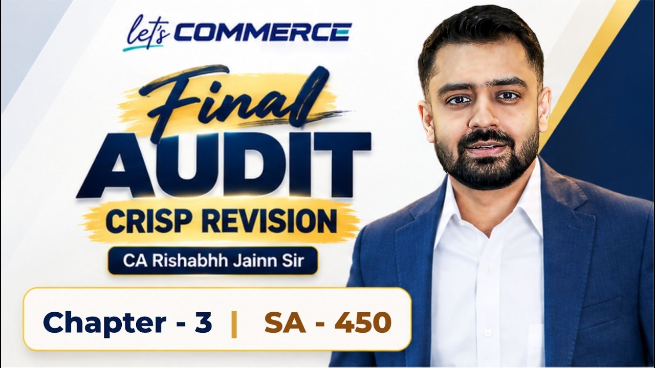 CA Final Audit Revision Session & QnA Discussion-SA 450 for May 26 exam & onwards by CA Rishabh Jain