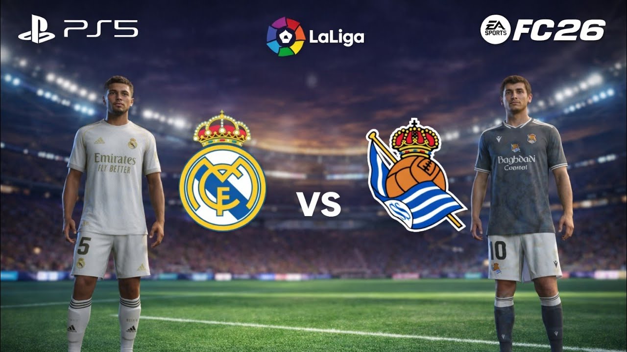 FC 26 - Real Sociedad Vs Real Madrid .LALIGA League 2025/26 |Full Match | PS 5 Pro [4K60]