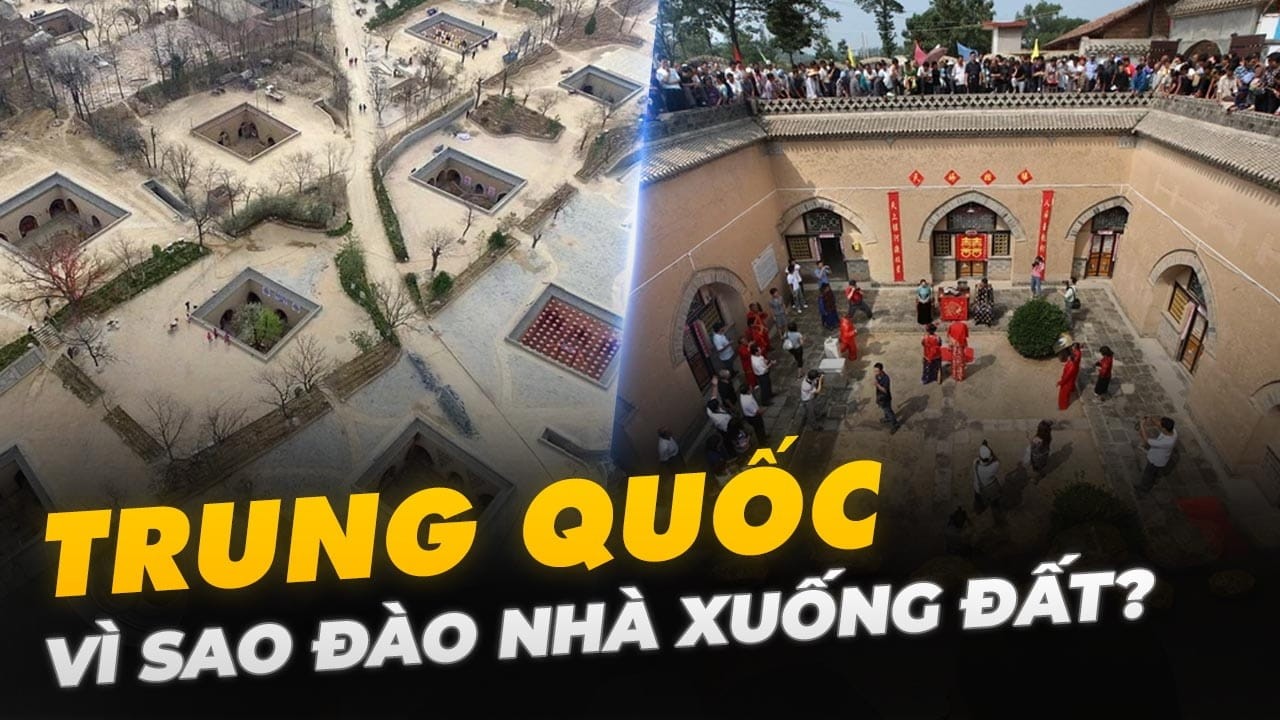 VÌ SAO TRUNG QUỐC ĐÀO NHÀ XUỐNG ĐẤT?