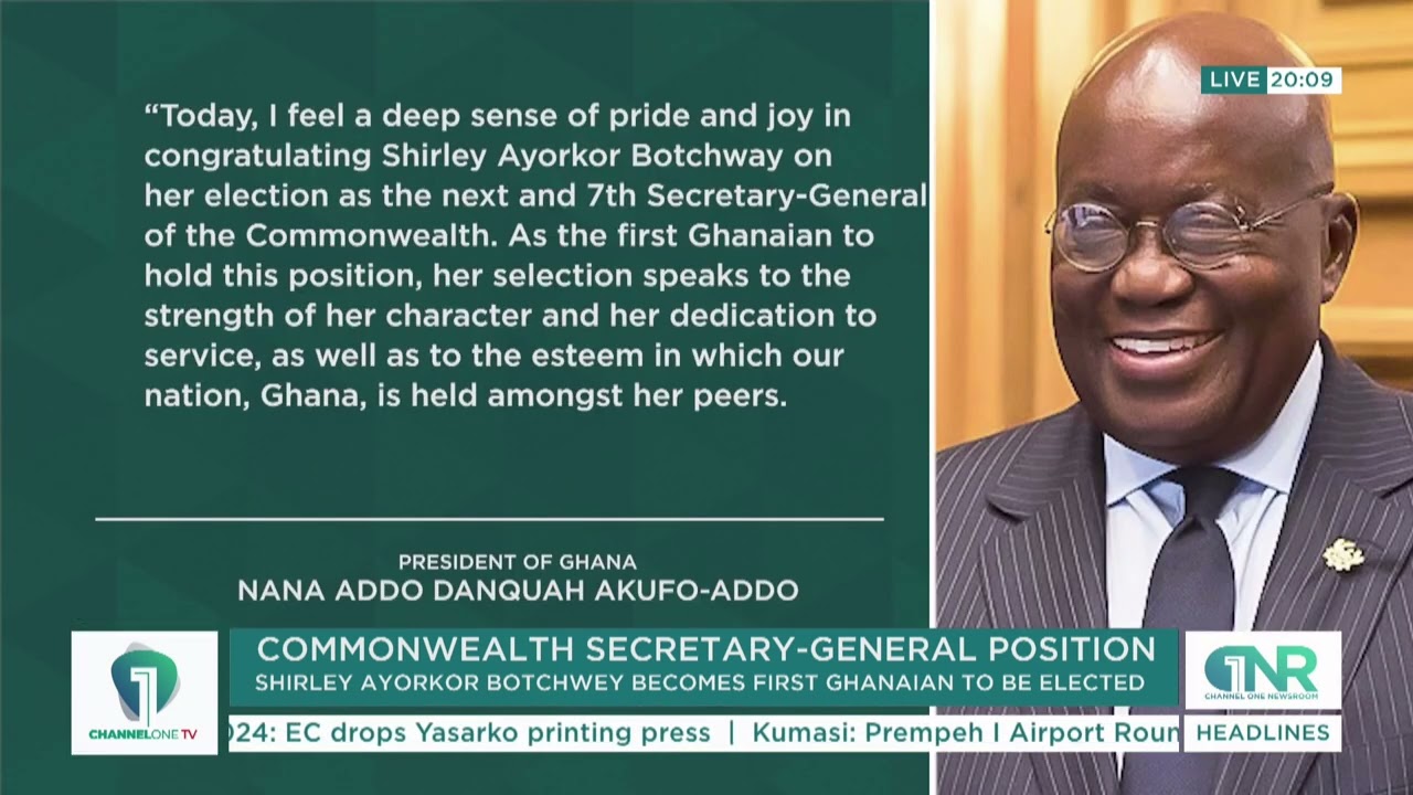 Shirley Ayorkor Botchwey Becomes First Ghanaian To Be Elected As Commonwealth Secretary-General