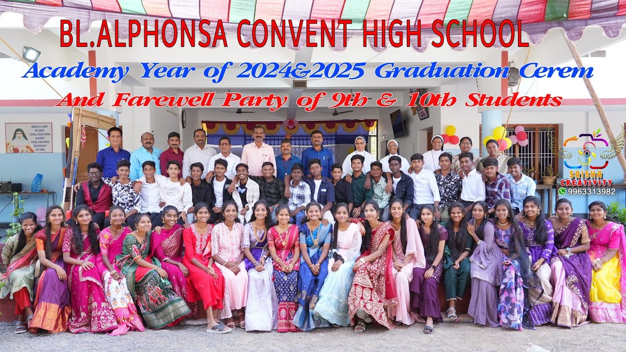 ACADEMY YEAR OF 2024&2025 GRADUATION CEREMONY | FAREWELL PARTY | IN BL ALPHONSA CONVENT HIGH SCHOOL