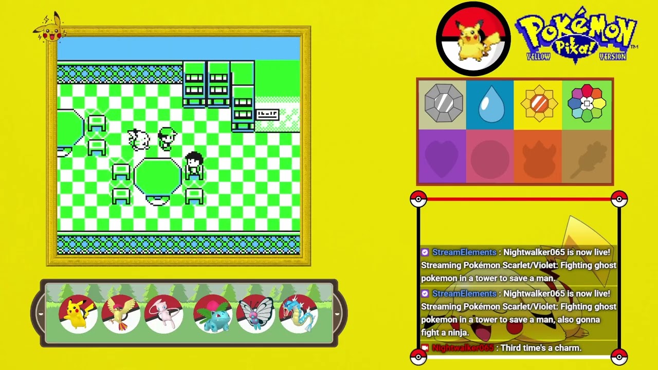 Fighting ghost pokemon in a tower to save a man, also gonna fight a ninja
